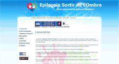 Desktop Screenshot of epilepsiesortirdelombre.fr